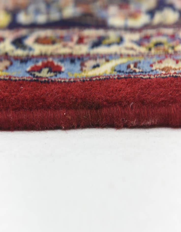 Detail image of 9' 9 x 13' Hand Knotted Isfahan Persian Wool Rug