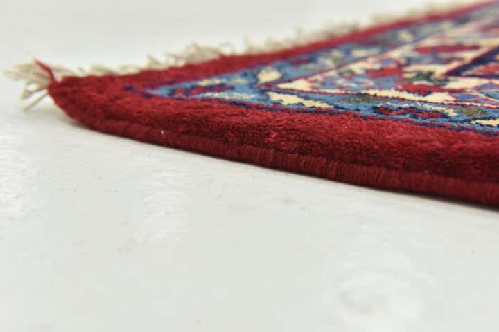 9' 10 x 13' 3 Hand Knotted Isfahan Persian Wool Rug