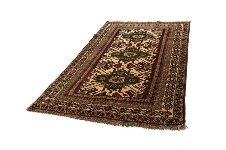 5' 4 x 9' Hand Knotted Kars Wool Rug