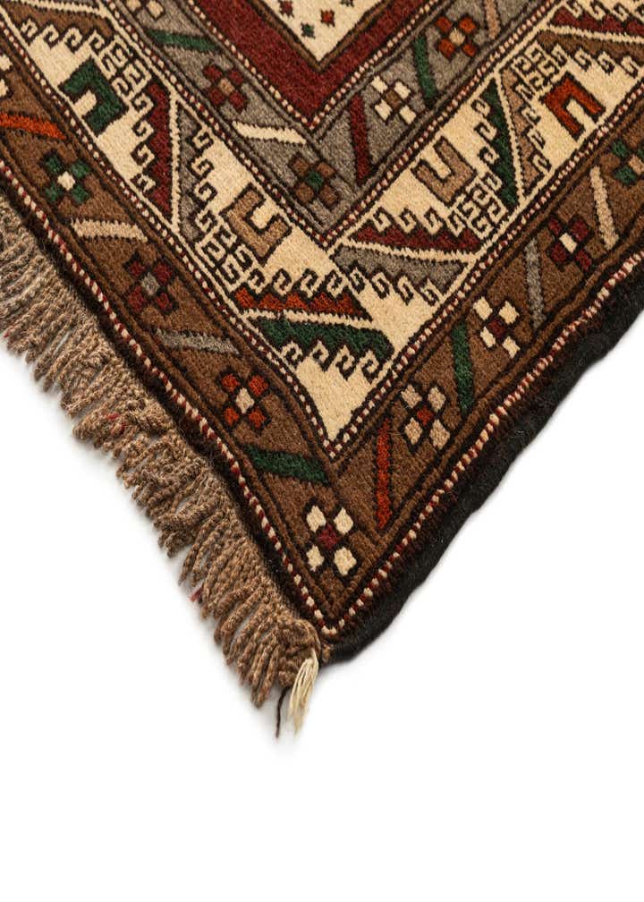 4' 9 x 7' 8 Hand Knotted Kars Wool Rug