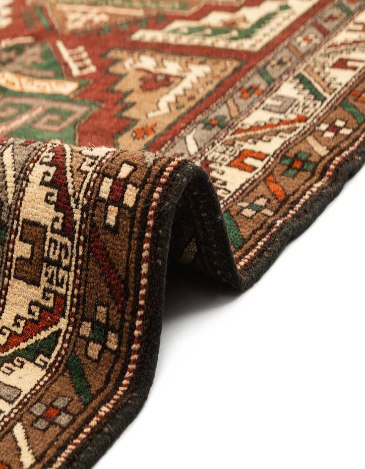 Detail image of 4' 9 x 7' 8 Hand Knotted Kars Wool Rug