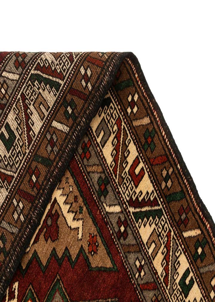4' 9 x 7' 8 Hand Knotted Kars Wool Rug