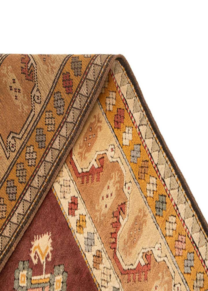 3' 9 x 6' 8 Hand Knotted Kars Wool Rug