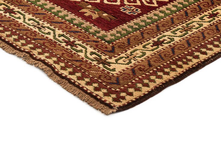 Detail image of 4' 1 x 6' 3 Hand Knotted Kars Wool Rug