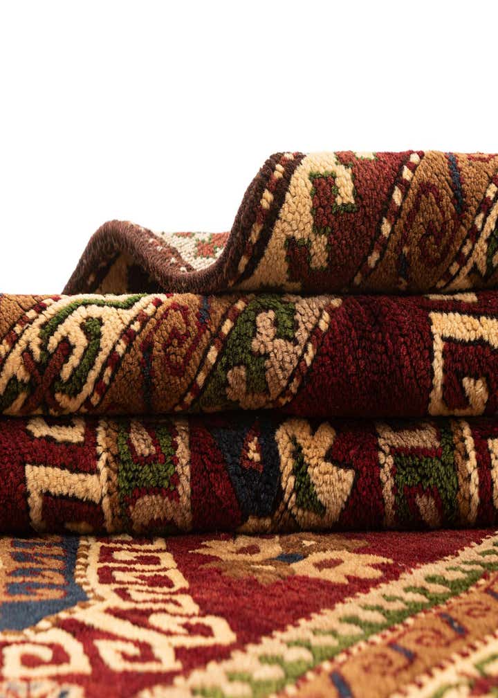 4' 1 x 6' 3 Hand Knotted Kars Wool Rug