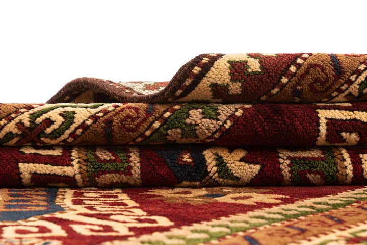 4' 1 x 6' 3 Hand Knotted Kars Wool Rug