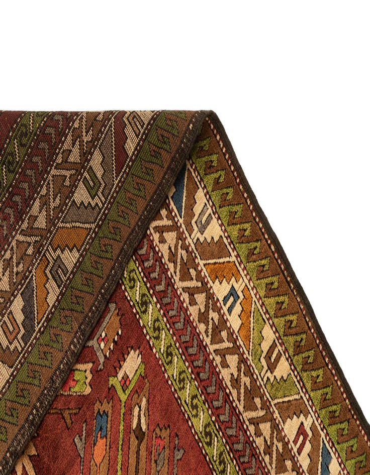 Detail image of 4' 3 x 7' 3 Hand Knotted Kars Wool Rug