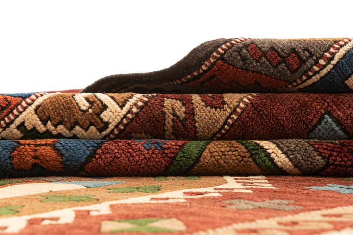 4' 7 x 6' 10 Hand Knotted Kars Wool Rug