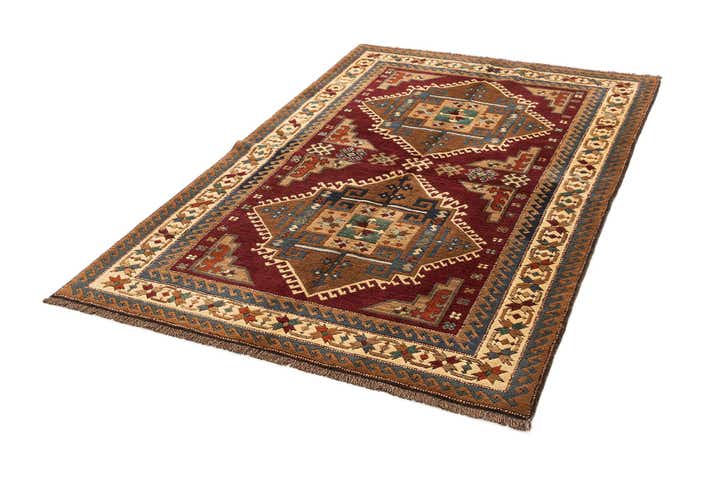 4' 8 x 7' 5 Hand Knotted Kars Wool Rug