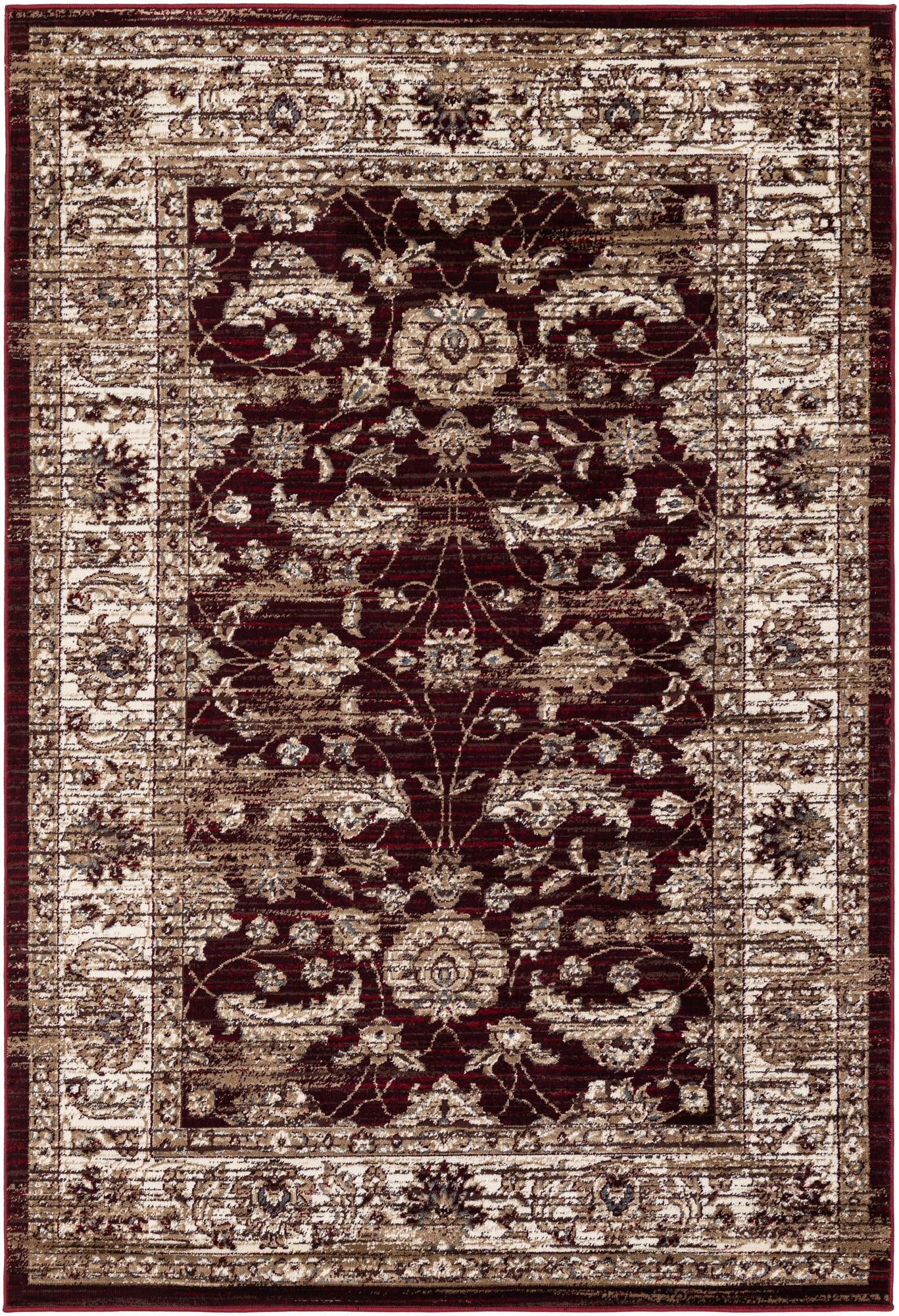 4' 9 x 7' Kashan Design Rug