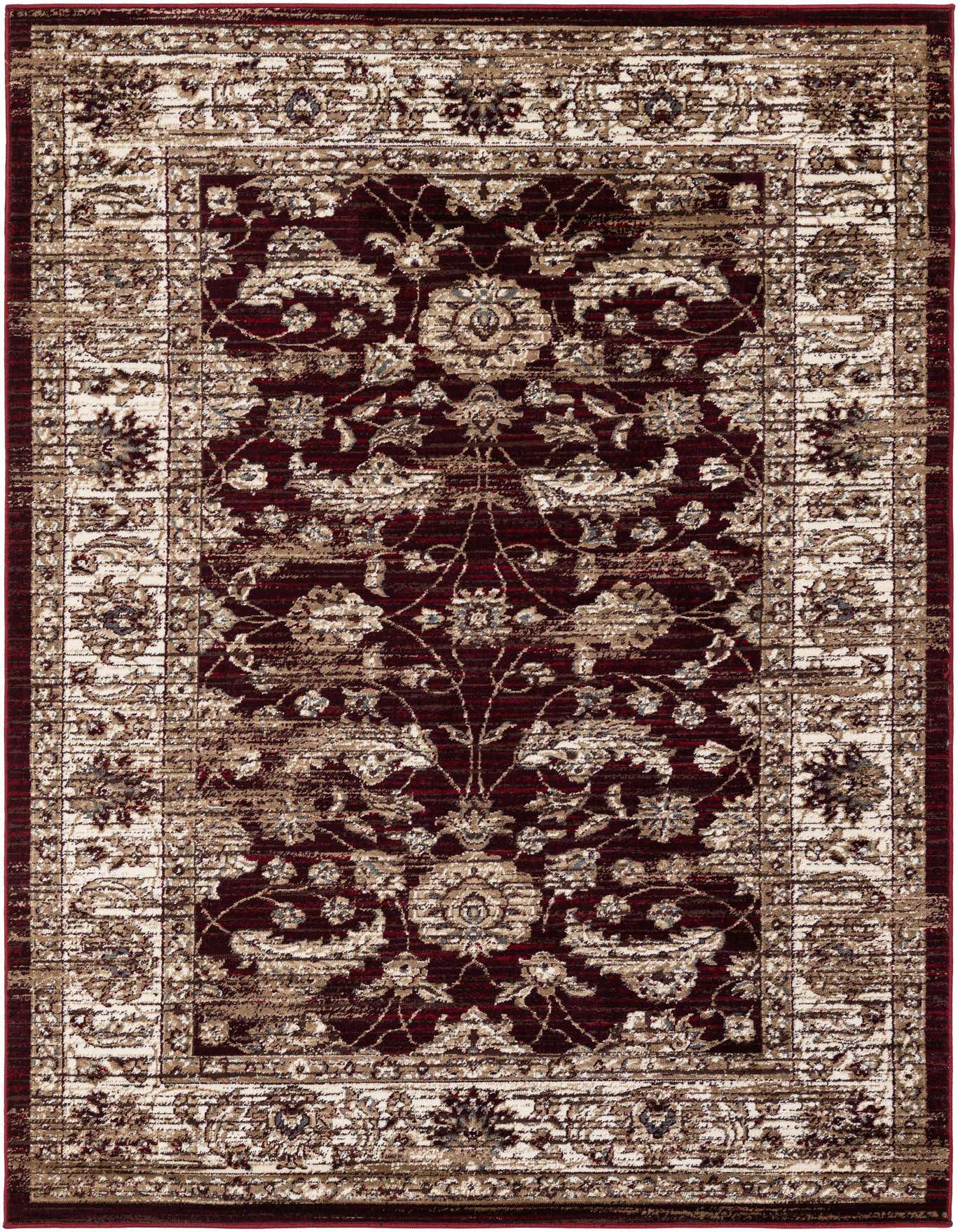 4' 9 x 7' Kashan Design Rug
