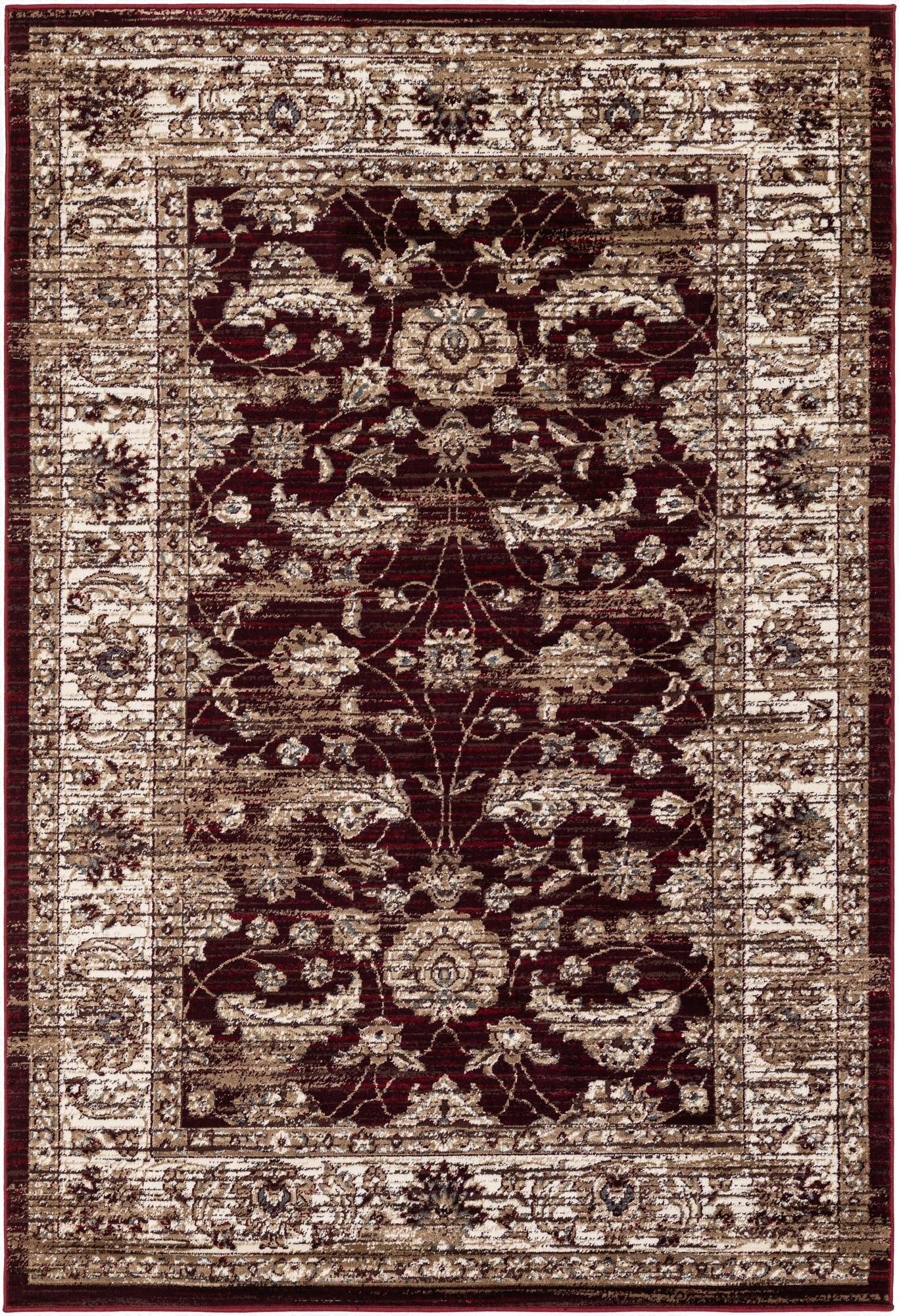 4' 9 x 7' Kashan Design Rug