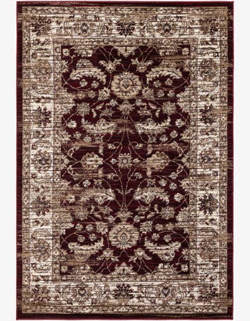 4' 9 x 7' Kashan Design Rug