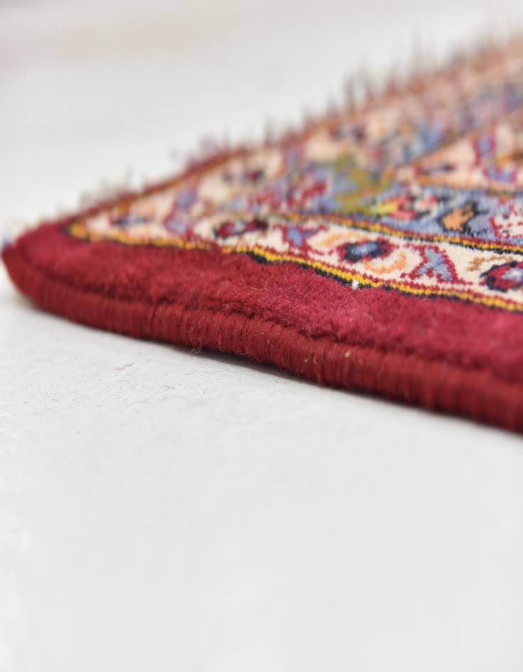 Detail image of 10' 2 x 13'  Hand Knotted Kashan Persian Wool Rug