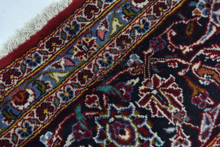 9' 9 x 13' 3 Hand Knotted Kashan Persian Wool Rug