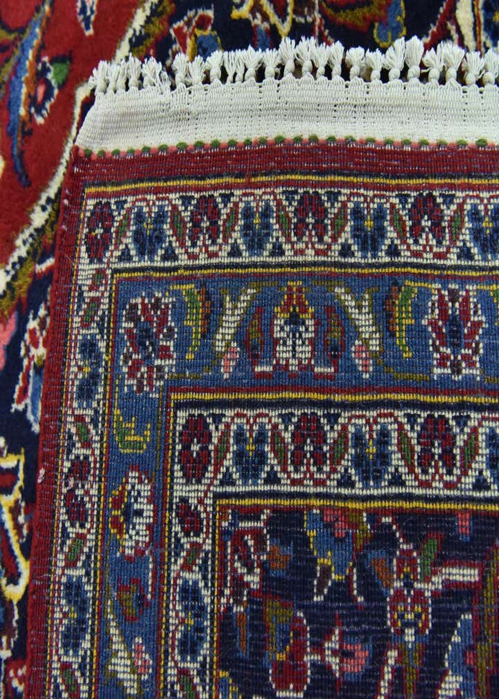 9' 9 x 13' 5 Hand Knotted Kashan Persian Wool Rug