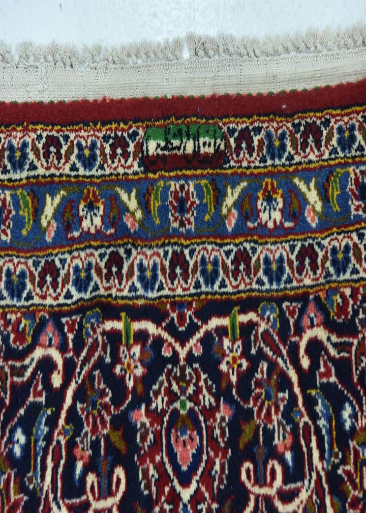 9' 9 x 13' 5 Hand Knotted Kashan Persian Wool Rug