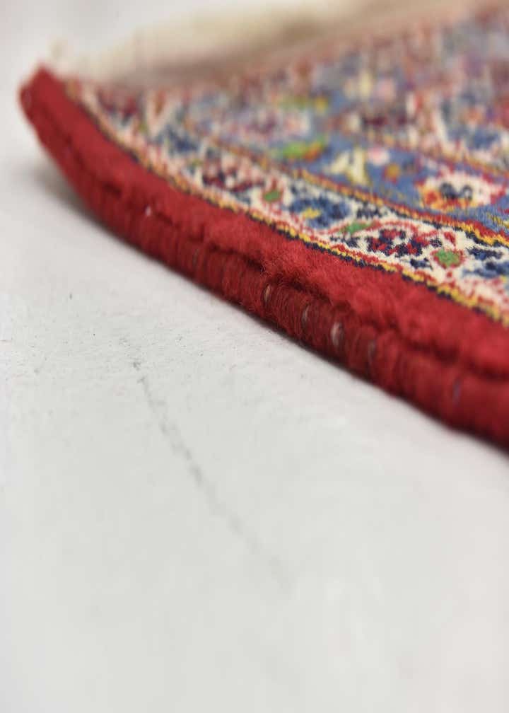 9' 9 x 13' 5 Hand Knotted Kashan Persian Wool Rug