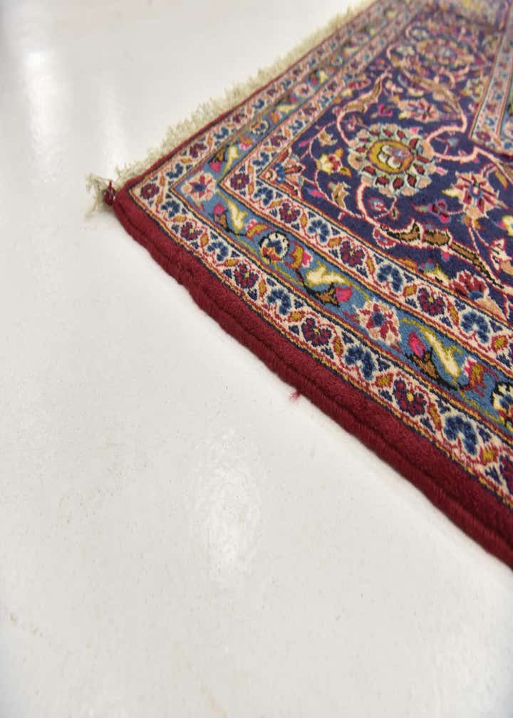 9' 9 x 13' 2 Hand Knotted Kashan Persian Wool Rug