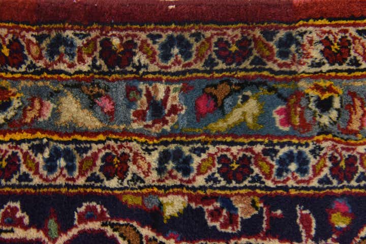 295cm x 400cm anudado a mano Kashan Alfombra Persa Lana