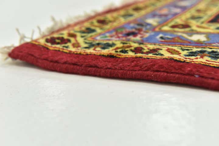 10' x 13' 3 Hand Knotted Kashan Persian Wool Rug