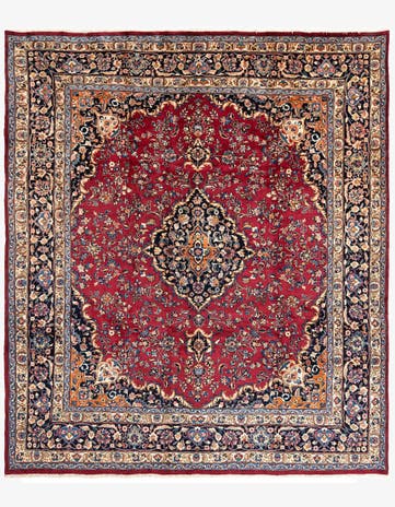 9' 10 x 11' 4 Kashan Wool Rug