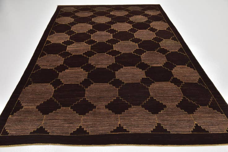 Detail image of 6' x 9' Hand Knotted Kashkuli Gabbeh Wool Rug
