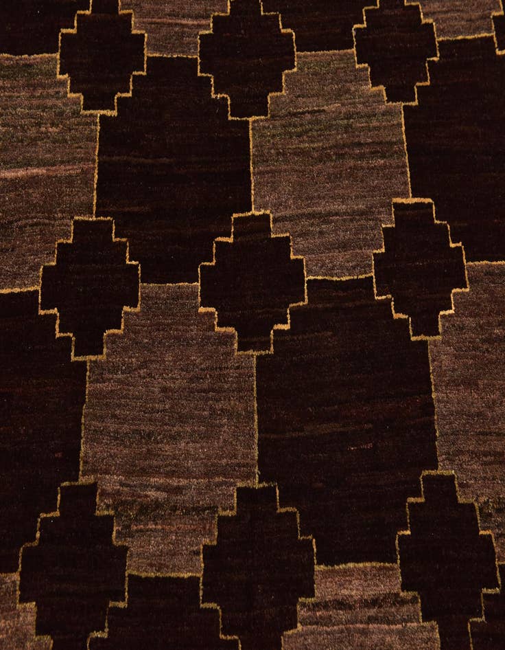 Detail image of 6' x 9' Hand Knotted Kashkuli Gabbeh Wool Rug