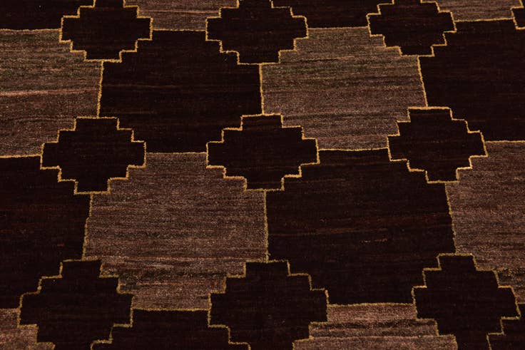 Detail image of 6' x 9' Hand Knotted Kashkuli Gabbeh Wool Rug
