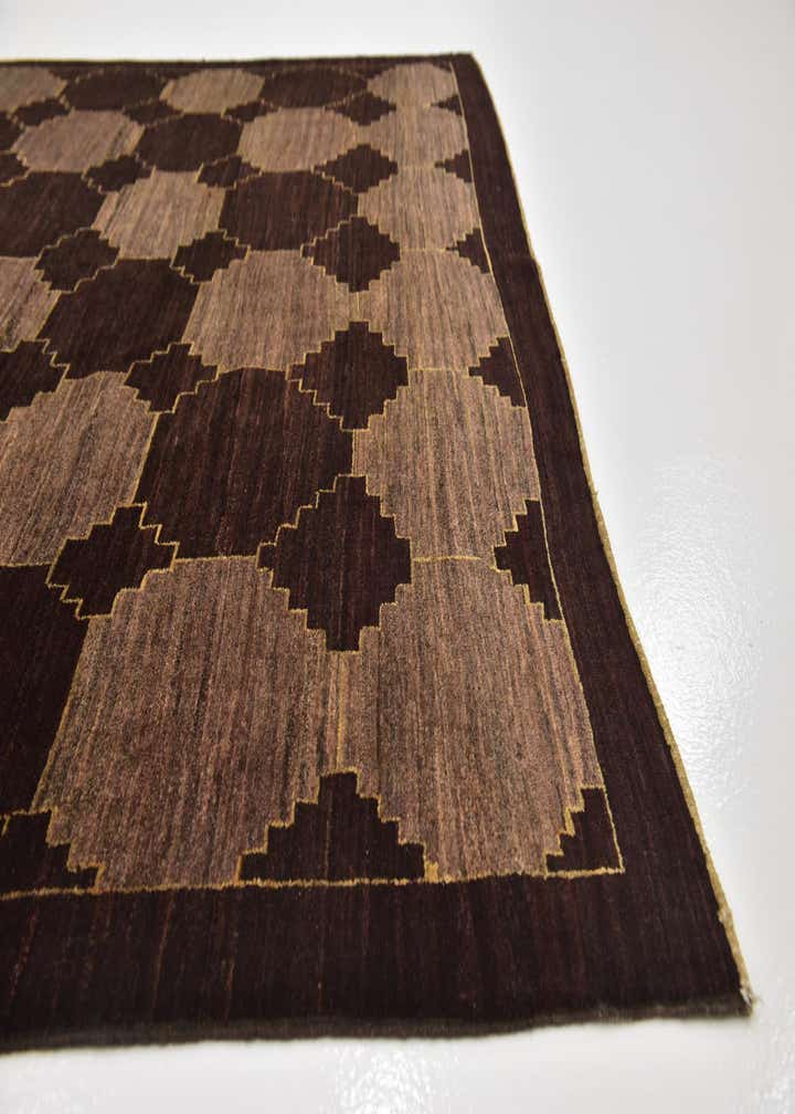 6' x 9' Hand Knotted Kashkuli Gabbeh Wool Rug