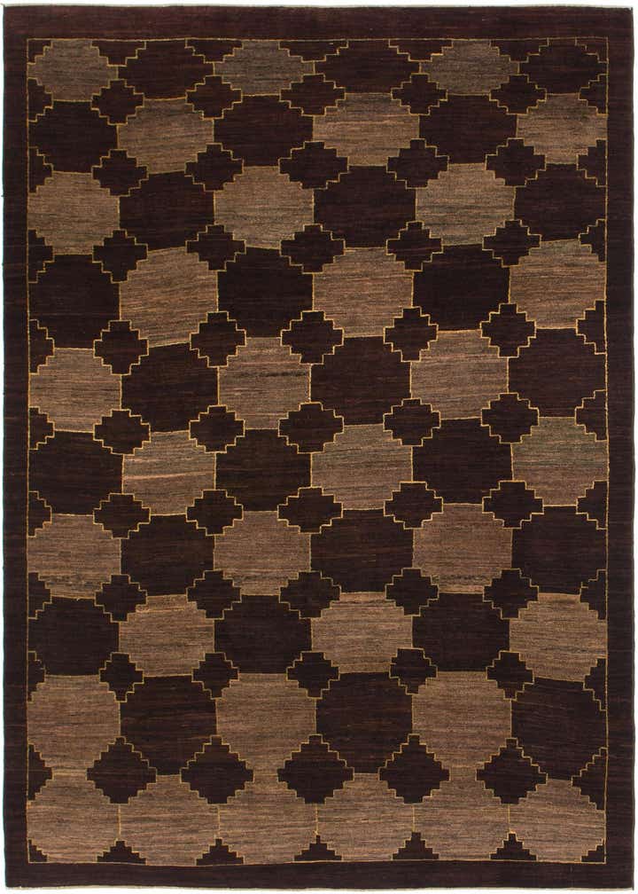 6' x 9' Hand Knotted Kashkuli Gabbeh Wool Rug