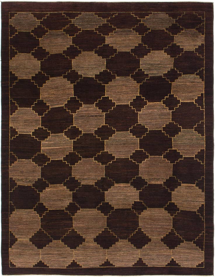 Detail image of 6' x 9' Hand Knotted Kashkuli Gabbeh Wool Rug
