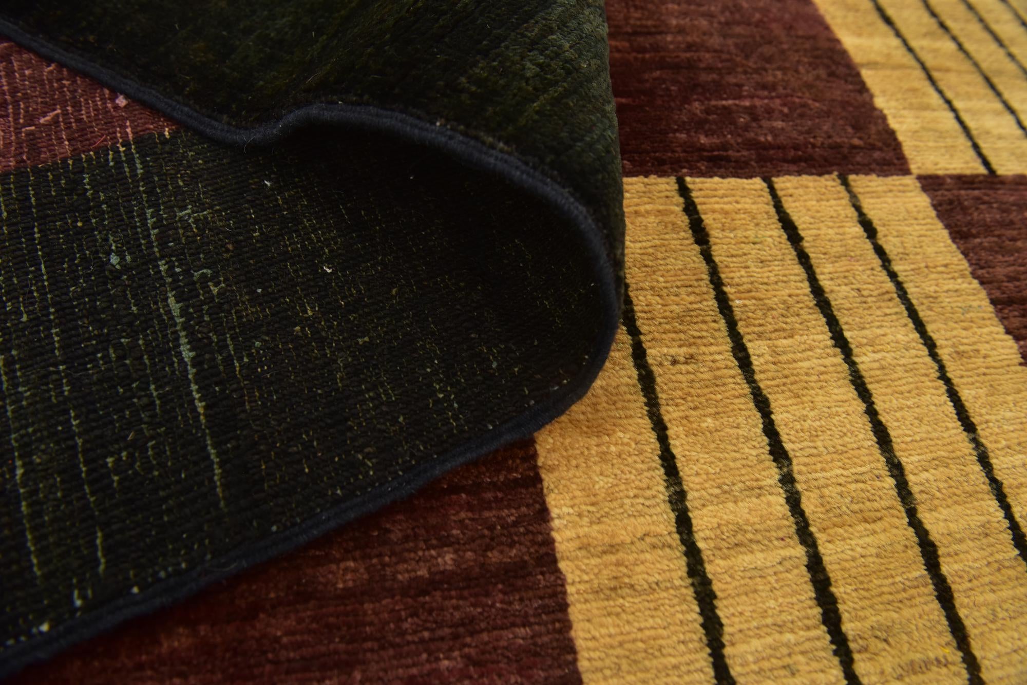 4' 10 x 6' 6 Hand Knotted Kashkuli Gabbeh Wool Rug