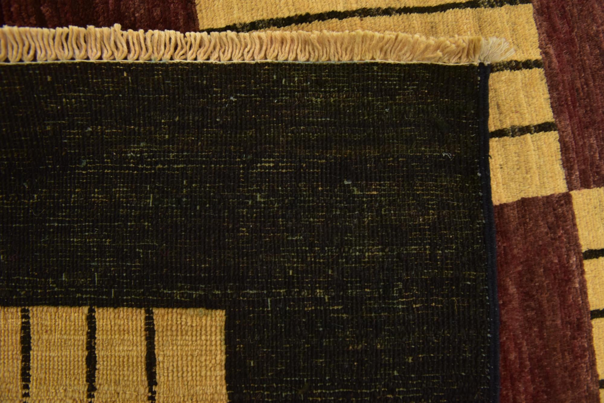 4' 10 x 6' 6 Hand Knotted Kashkuli Gabbeh Wool Rug