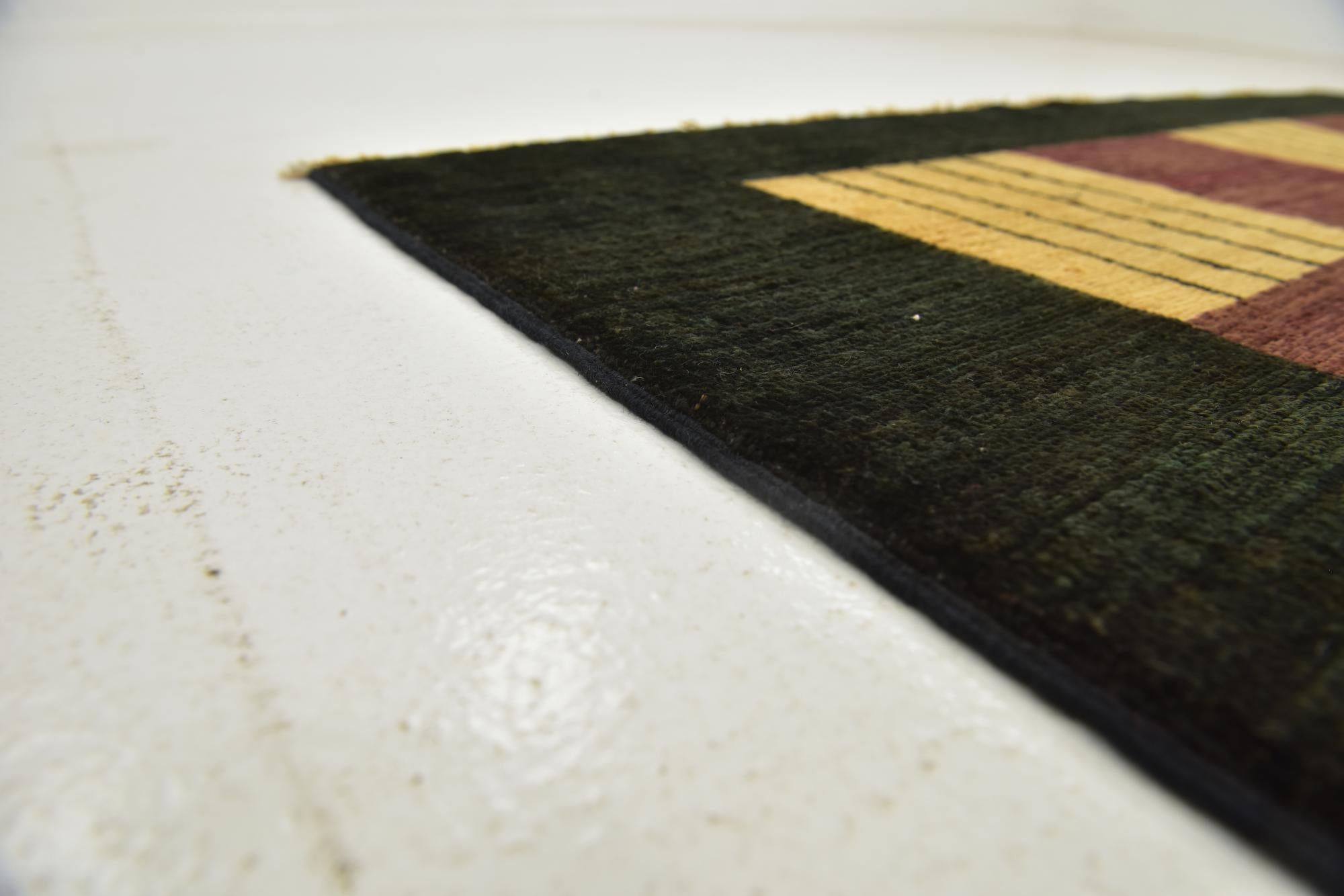 4' 10 x 6' 6 Hand Knotted Kashkuli Gabbeh Wool Rug