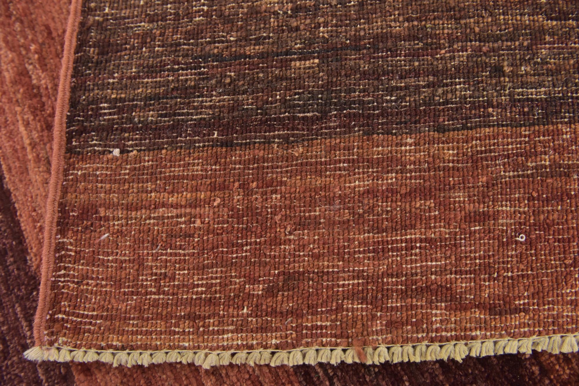 6' 8 x 9' 4 Hand Knotted Kashkuli Gabbeh Wool Rug