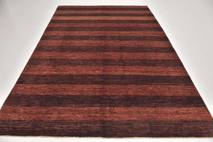 6' 8 x 9' 4 Hand Knotted Kashkuli Gabbeh Wool Rug