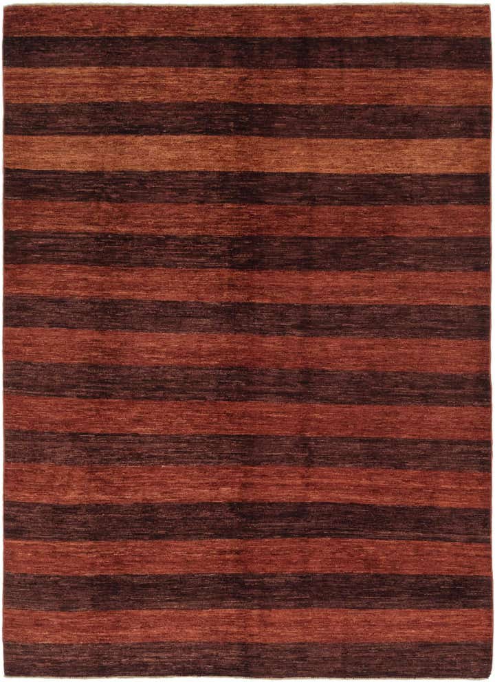 6' 8 x 9' 4 Hand Knotted Kashkuli Gabbeh Wool Rug