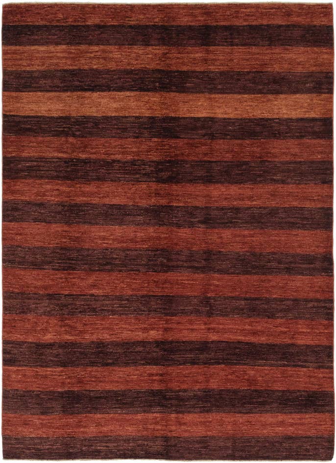 Detail image of 6' 8 x 9' 4 Hand Knotted Kashkuli Gabbeh Wool Rug