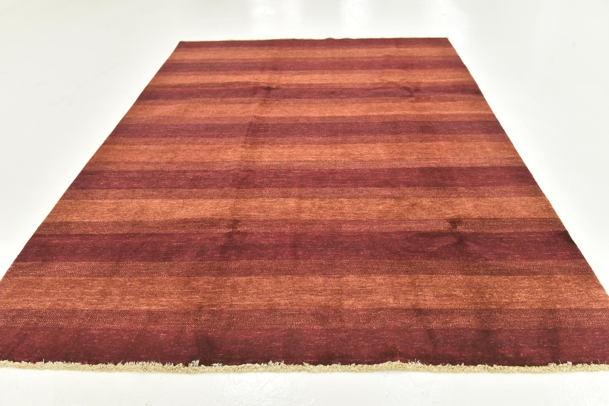 6' 7 x 9' 4 Hand Knotted Kashkuli Gabbeh Wool Rug
