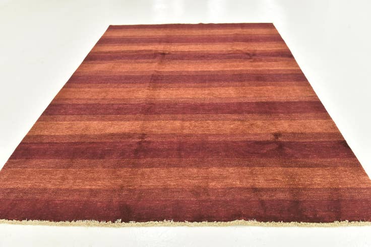 Detail image of 6' 7 x 9' 4 Hand Knotted Kashkuli Gabbeh Wool Rug