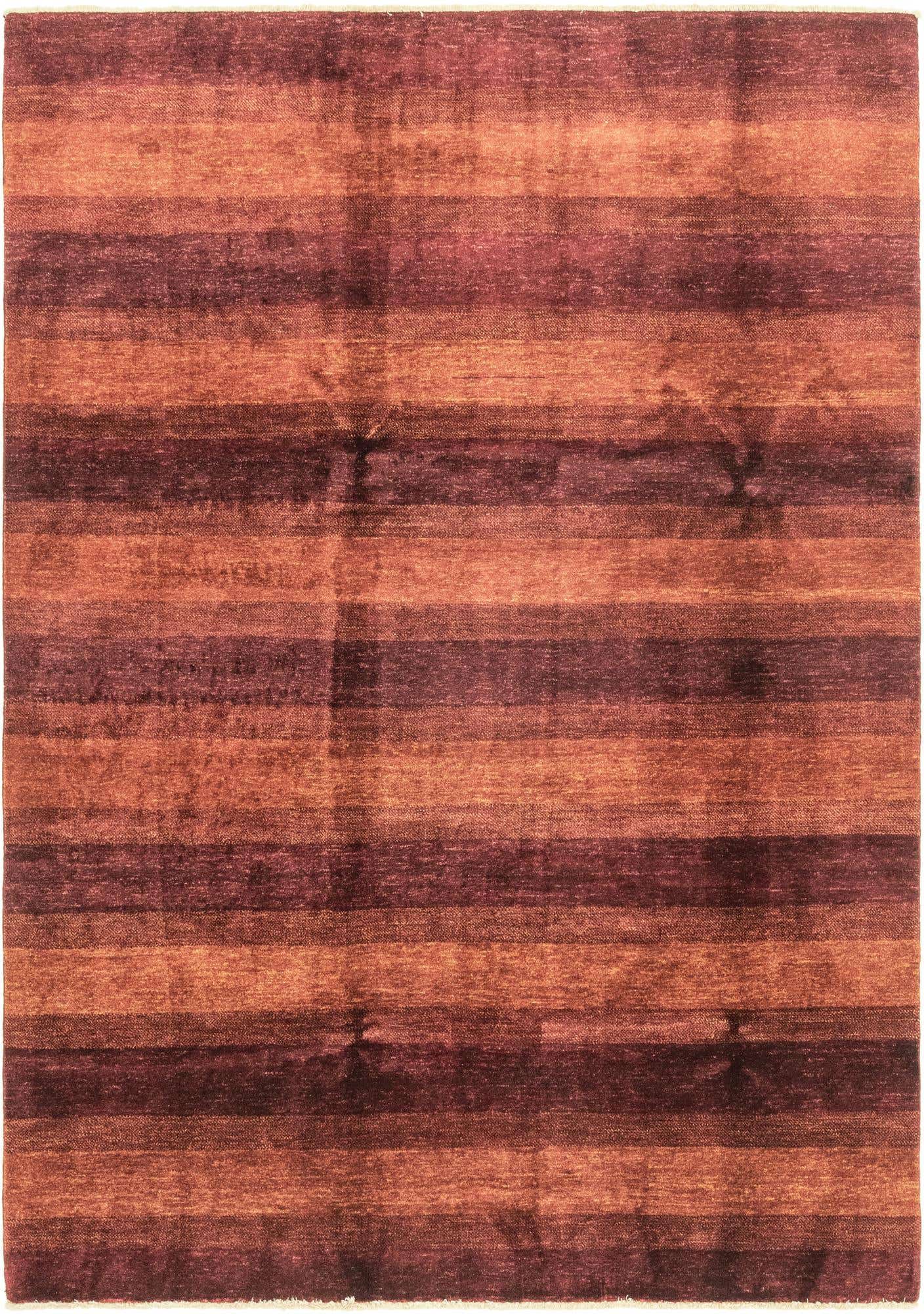 6' 7 x 9' 4 Hand Knotted Kashkuli Gabbeh Wool Rug