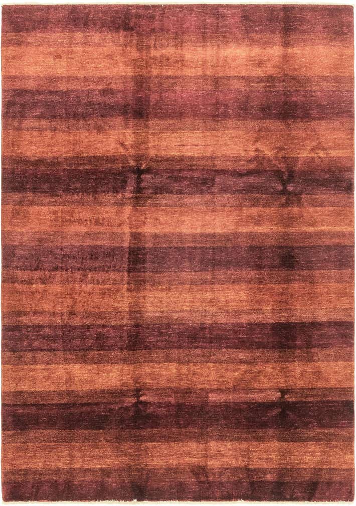 6' 7 x 9' 4 Hand Knotted Kashkuli Gabbeh Wool Rug