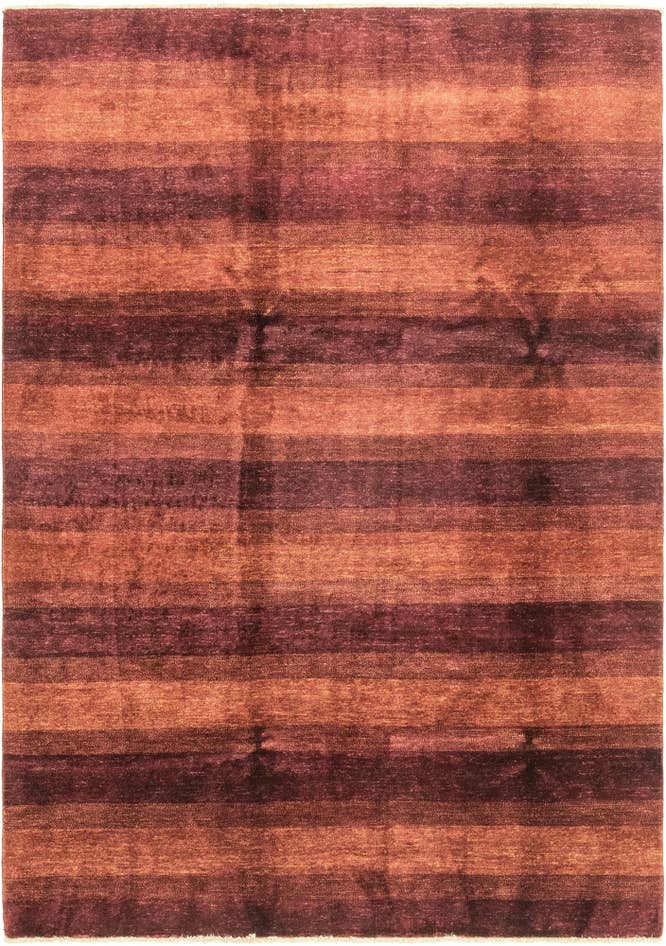 Detail image of 6' 7 x 9' 4 Hand Knotted Kashkuli Gabbeh Wool Rug