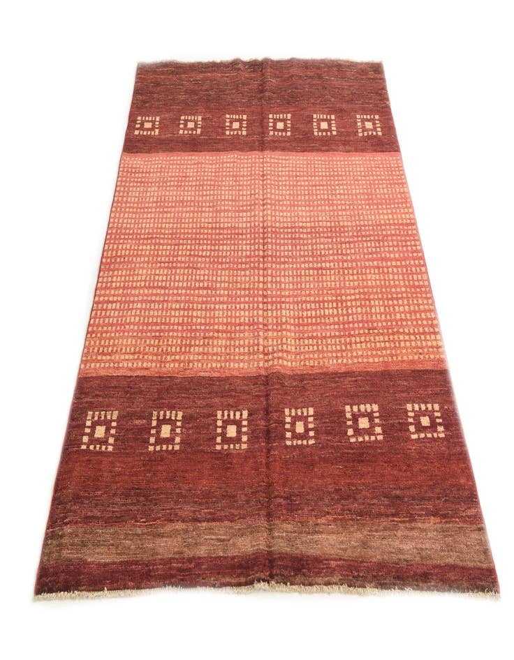 Detail image of 4' 8 x 6' 4  Hand Knotted Kashkuli Gabbeh Wool Rug