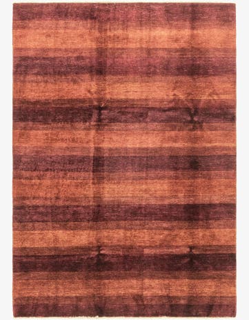 6' 7 x 9' 4 Hand Knotted Kashkuli Gabbeh Wool Rug