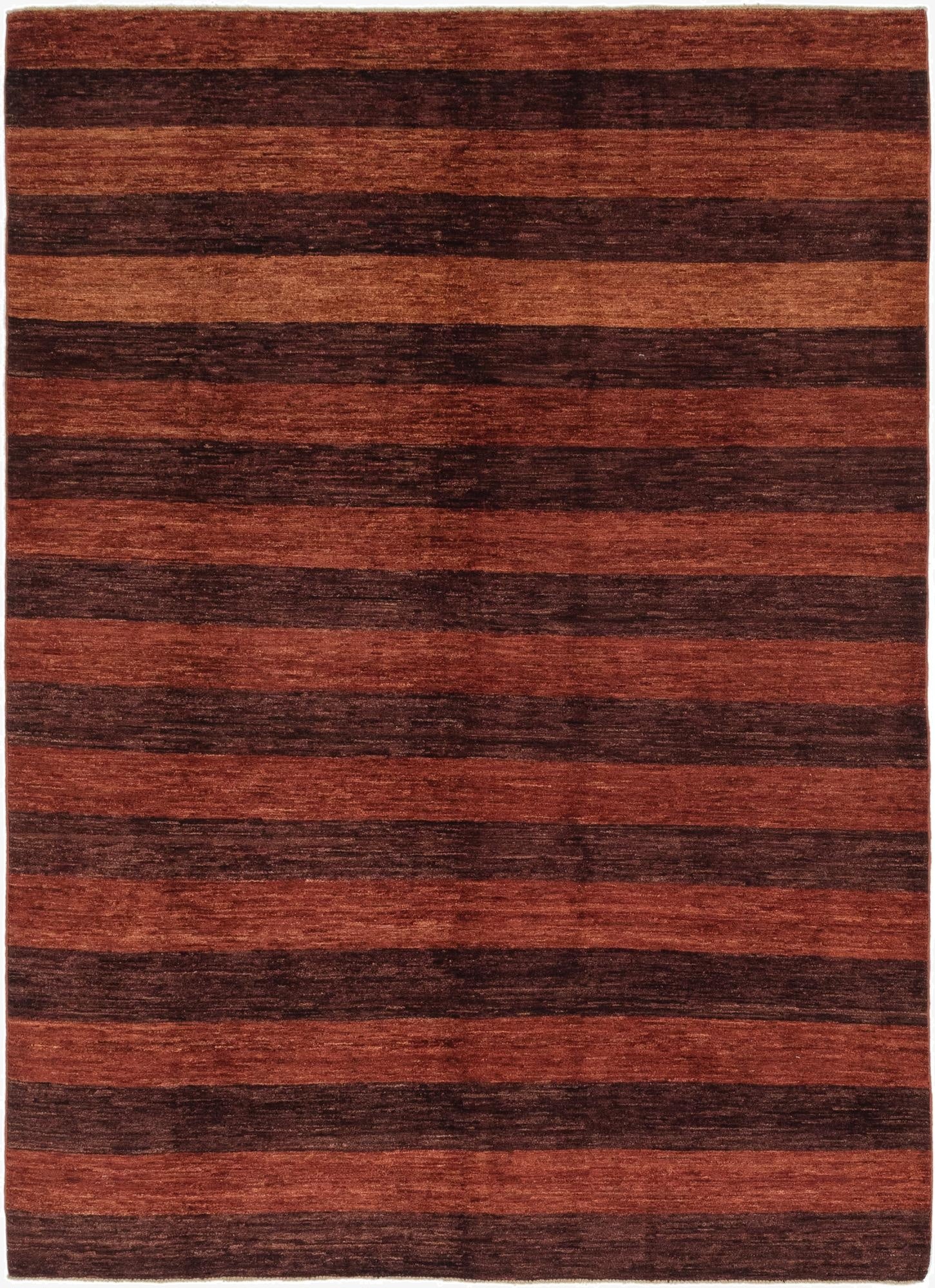 6' 8 x 9' 4  Hand Knotted Kashkuli Gabbeh Wool Rug