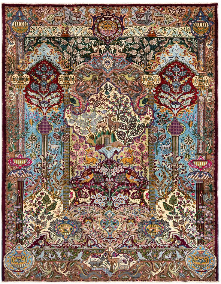 Detail image of 8' 2 x 11' 3 Kashmar Wool Rug