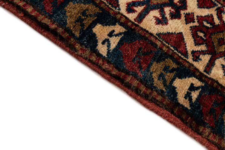 4' 11 x 6' 8 Hand Knotted Kazak Wool Rug