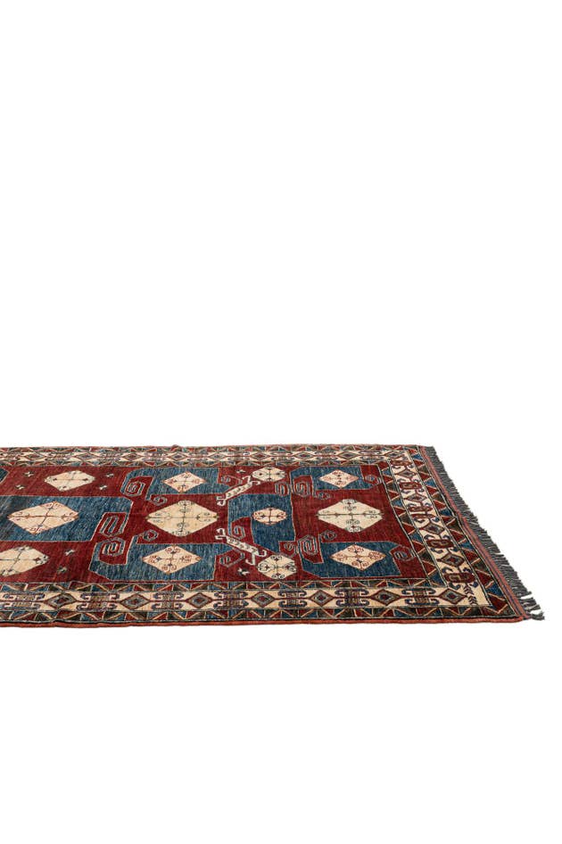 Detail image of 5' x 7' 5 Hand Knotted Kazak Wool Rug